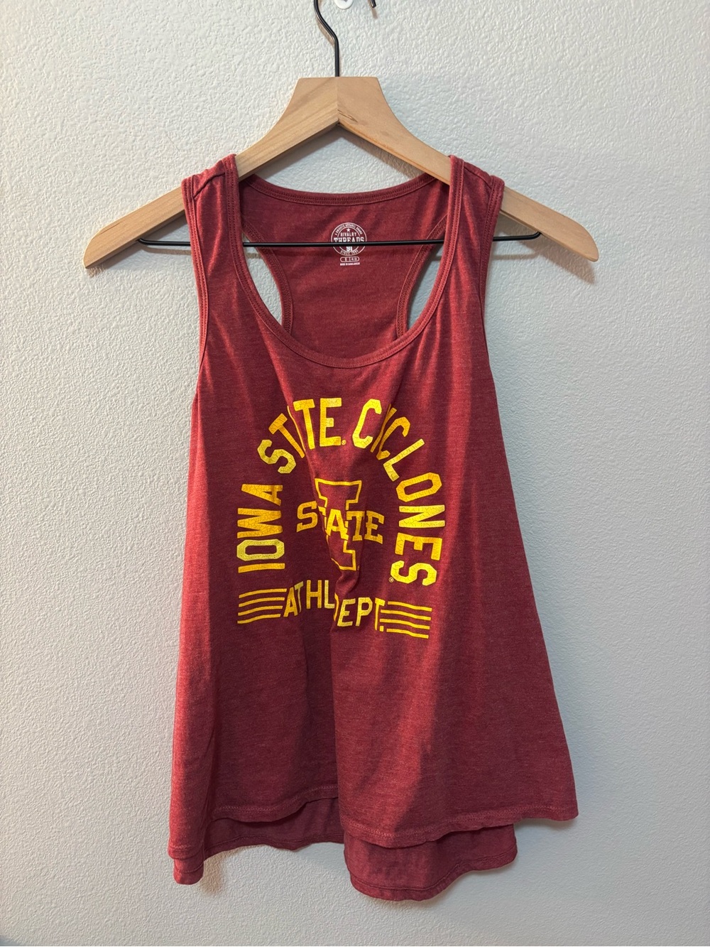 ✨Rivalry Threads Iowa State Cyclones Maroon Racerback Tank